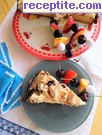 снимка 7 към рецепта Плодов кейк - торта с целувчен блат