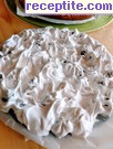 снимка 2 към рецепта Плодов кейк - торта с целувчен блат