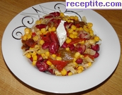 снимка 1 към рецепта Бобена салата с царевица