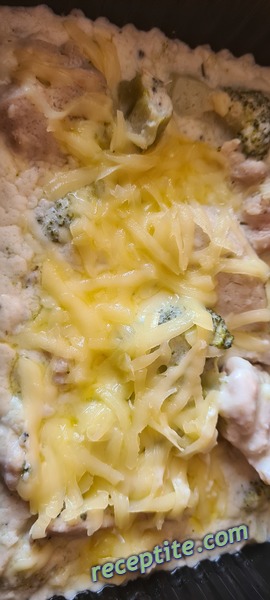 Снимки към Пиле с топено сирене и броколи