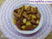 снимка 3 към рецепта Свинско месо с ананас в сладко-кисел сос