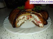 снимка 1 към рецепта Солена торта с патладжани
