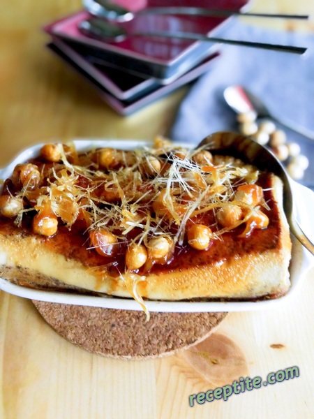 Снимки към Флан с лешници *Flan de avellanas*