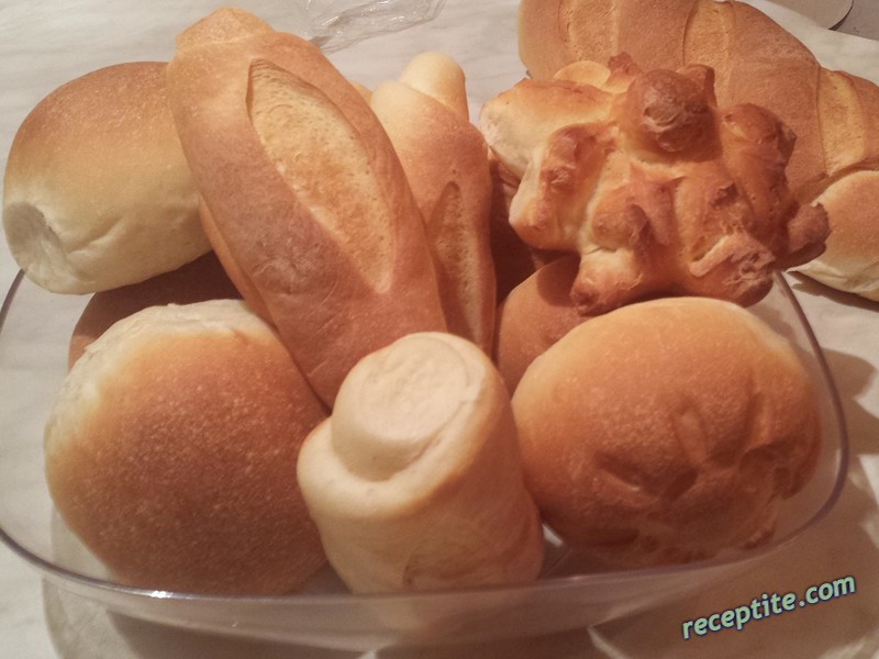 Снимки към Млечен бял хляб (Franskbroed med maelk)