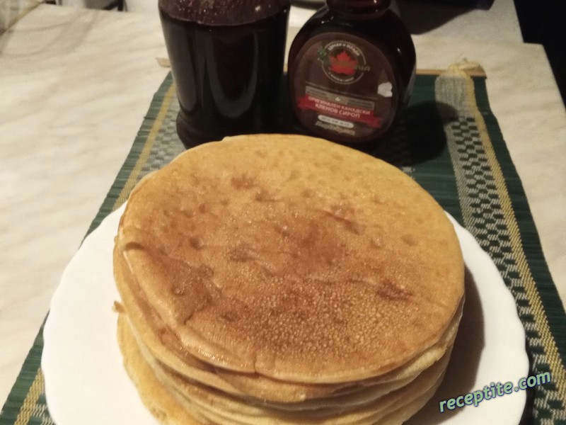 Снимки към Пълнозърнести американски палачинки