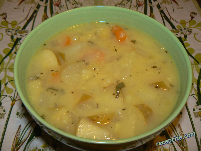 Снимки към Супа с ябълки