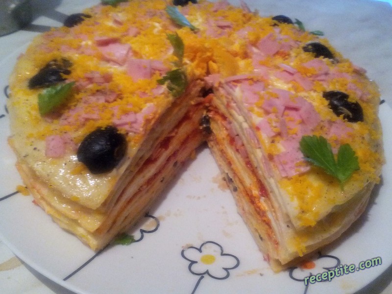 Снимки към Рошава палачинкова торта