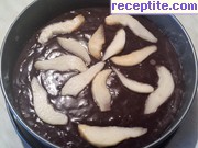 снимка 2 към рецепта Сладкиш с шоколад и круши