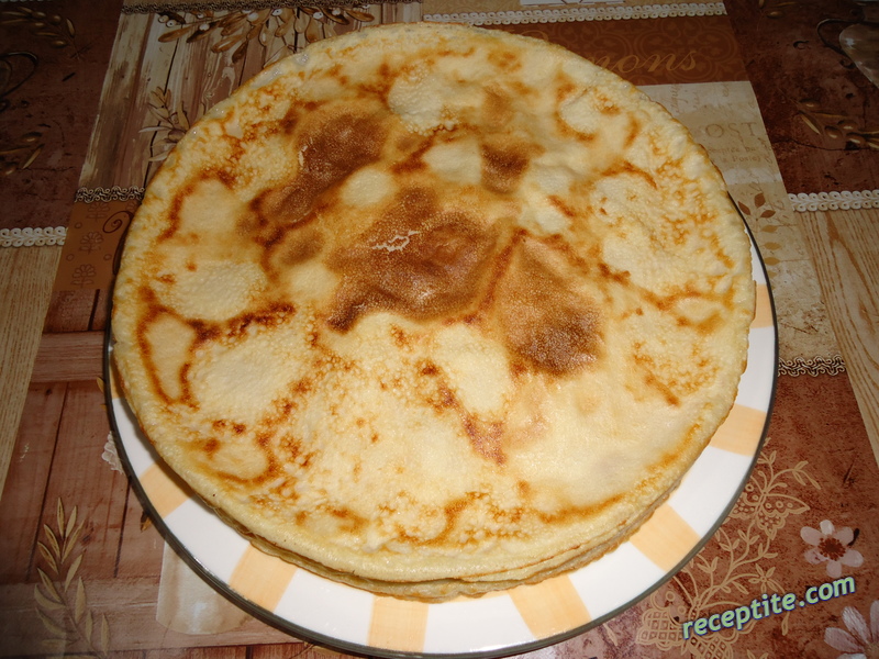 Снимки към Палачинки с кисело мляко - III вид
