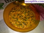 снимка 1 към рецепта Ориз със спанак и грах