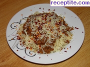 снимка 2 към рецепта Спагети с кайма и лютеница