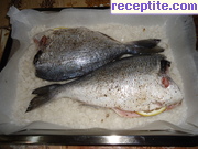 снимка 11 към рецепта Риба в морска сол
