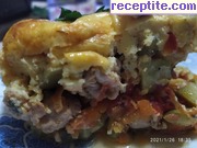 снимка 5 към рецепта Киш с пиле и зеленчуци