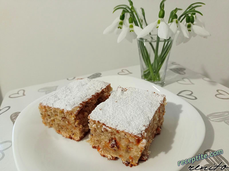 Снимки към Кекс с тиква и орехи