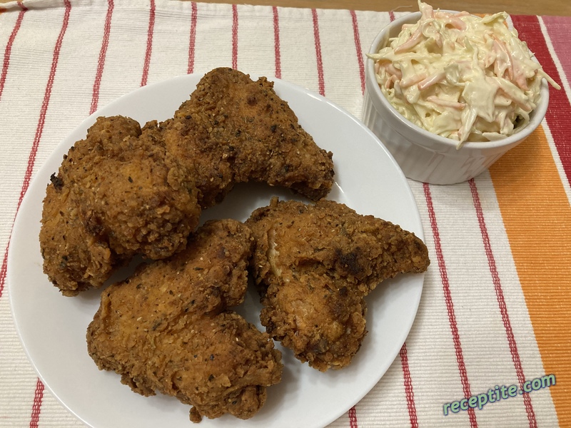 Снимки към Пържено пиле тип KFC с 11 подправки