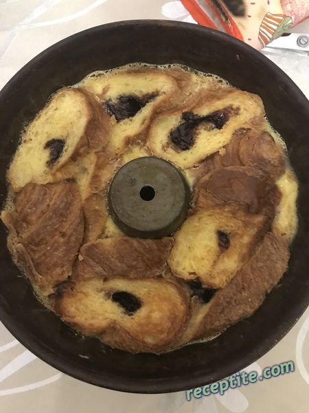 Снимки към Крем-карамел с кроасани