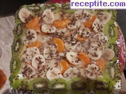 снимка 13 към рецепта Сметанова торта с плодове и лек крем