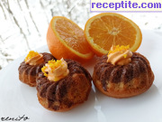 снимка 1 към рецепта Портокалови мъфини с какао