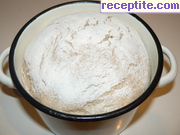 снимка 7 към рецепта Ръжено-пшеничен хляб със закваска