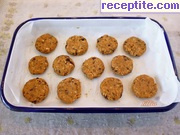 снимка 1 към рецепта Бисквити от тиква,орехи,кокосово брашно и шоколад
