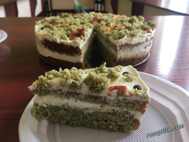 Снимки към Спаначена торта