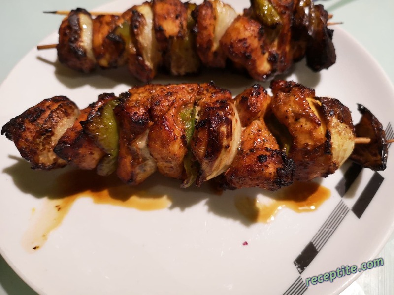 Снимки към Ароматни редени мариновани шишчета