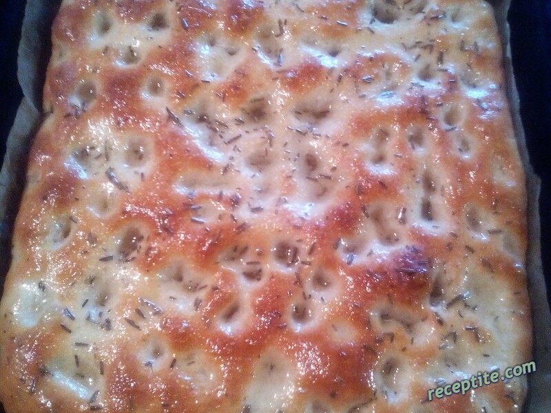 Снимки към Фокача Дженовезе (Focaccia Genovese)
