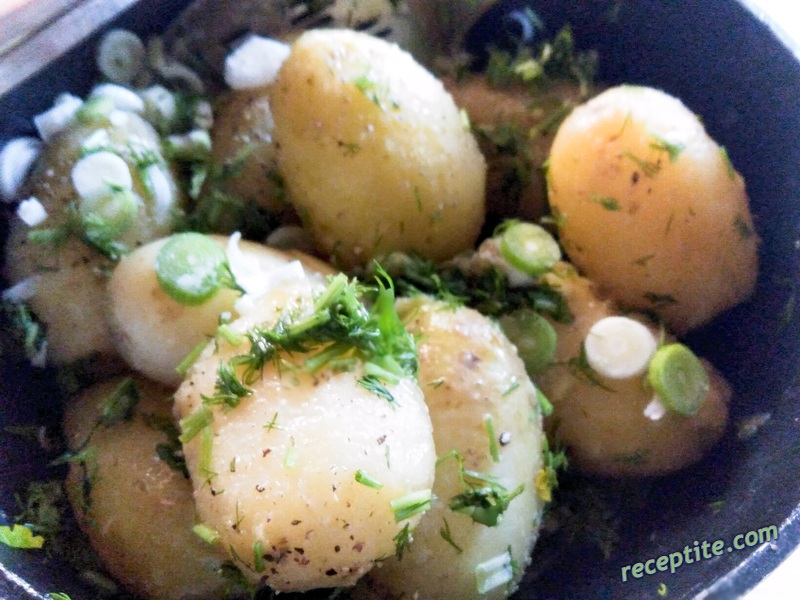 Снимки към Картофи соте експрес (без пържене)