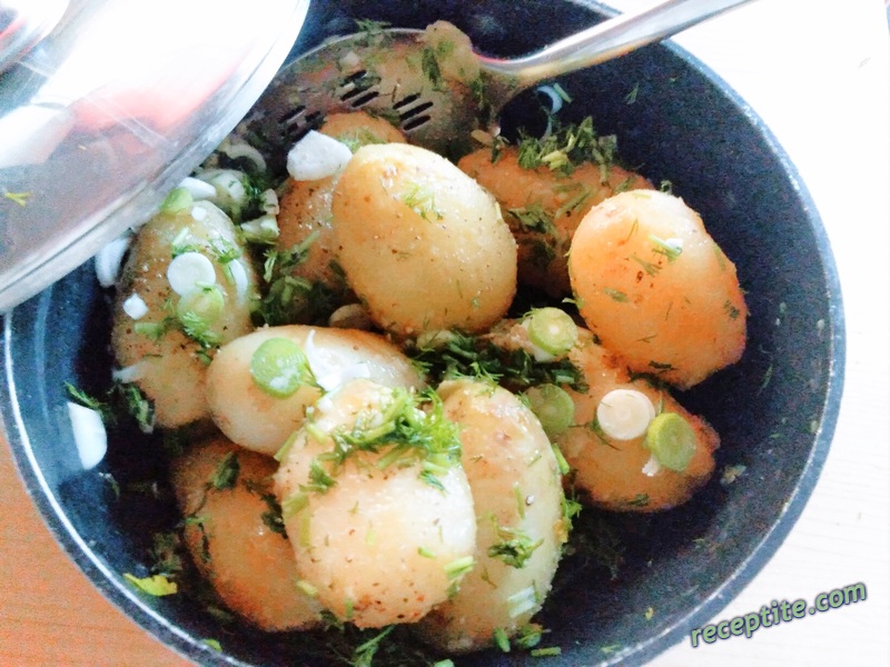 Снимки към Картофи соте експрес (без пържене)