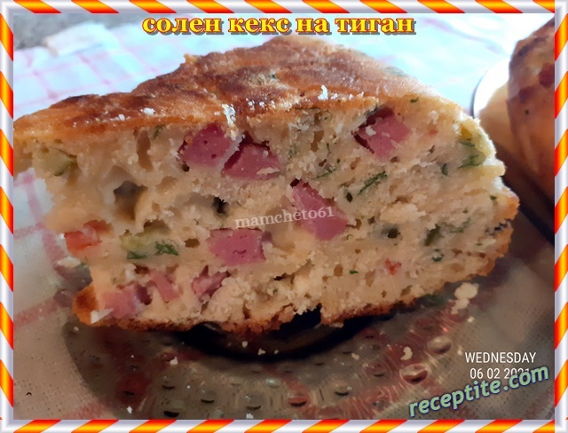 Снимки към Солен кекс на тиган