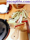 снимка 1 към рецепта Тарт с карамелизиран ревен и лешников пълнеж