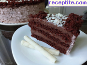 снимка 11 към рецепта Сочна шоколадова торта с шоколадов мус