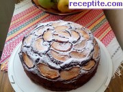 снимка 2 към рецепта Сладкиш с ябълки и шоколад