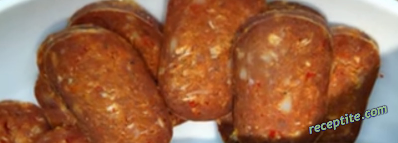 Снимки към Домашна луканка Пеперони