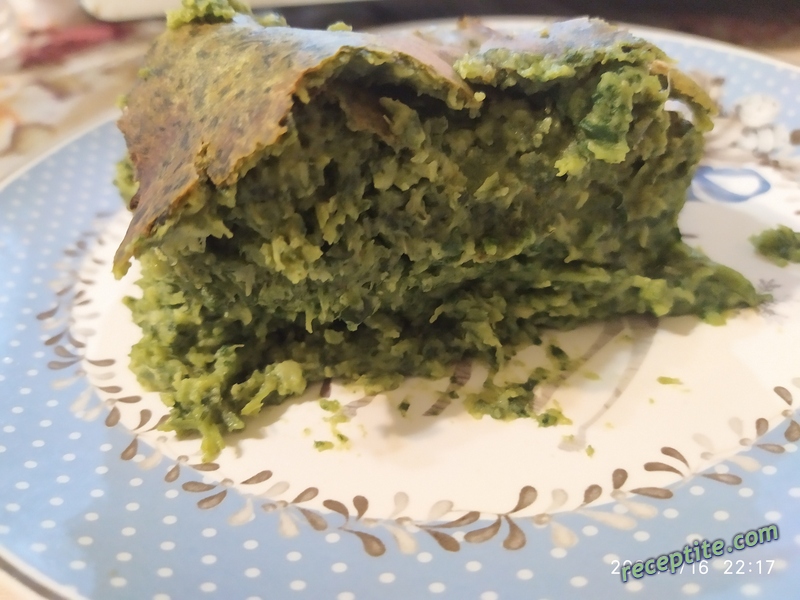 Снимки към Спанак и тиквички на фурна