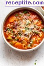 Супа Minestrone с доматено пюре