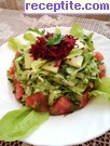 снимка 6 към рецепта Пролетна салата с маруля и червено цвекло *Милано*