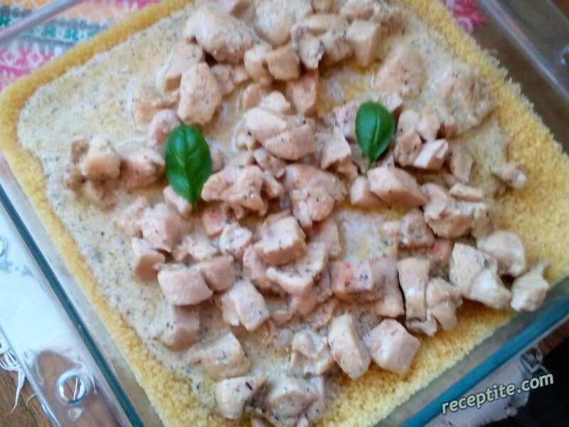 Снимки към Пилешки гърди с кус кус и къри