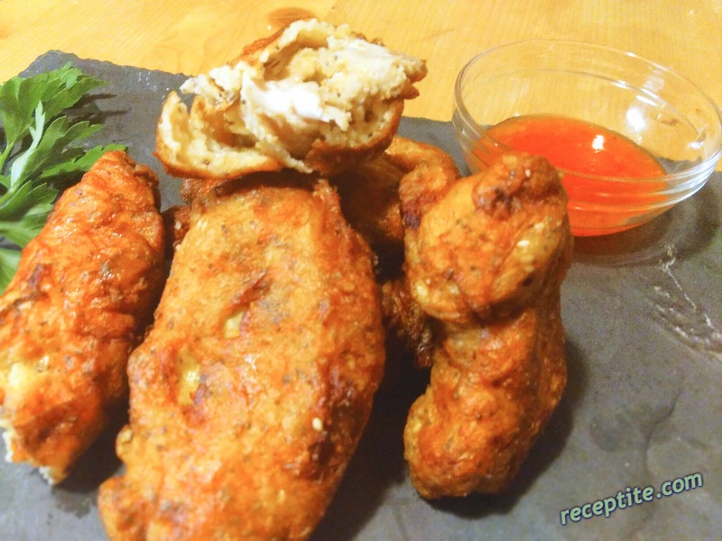 Снимки към Панирани пилешки хапки