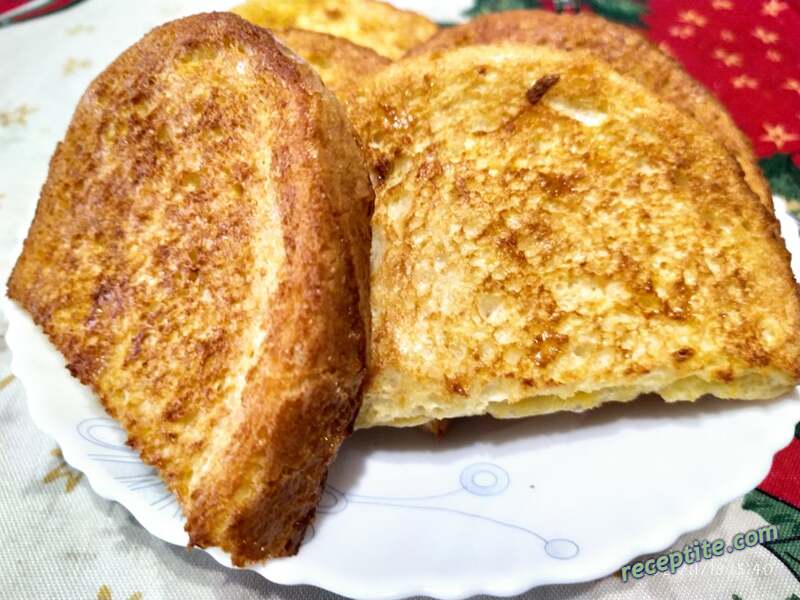 Снимки към пържени филийки без пържене