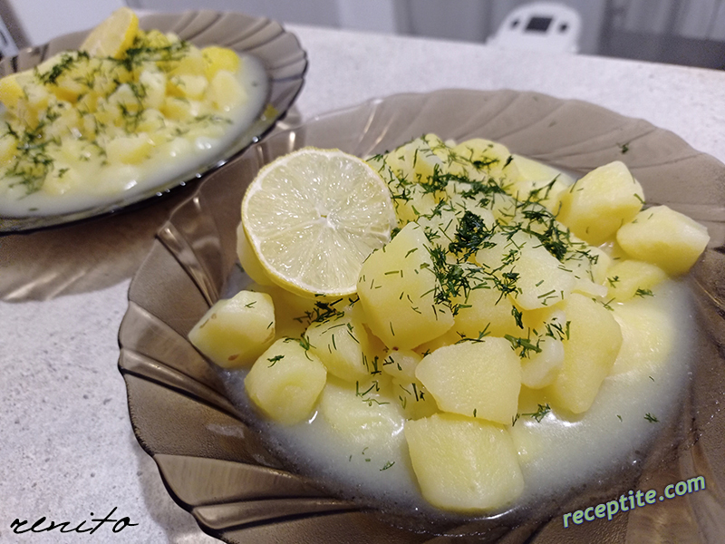 Снимки към Друсани картофки