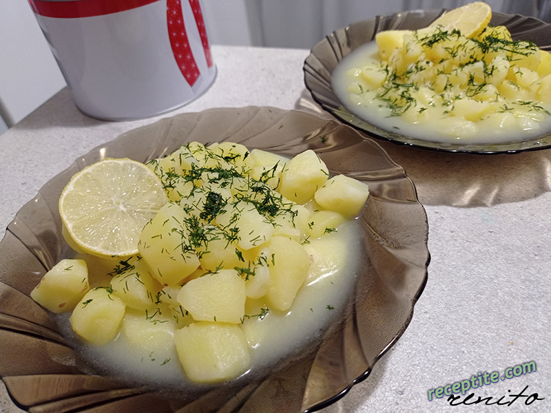 Снимки към Друсани картофки