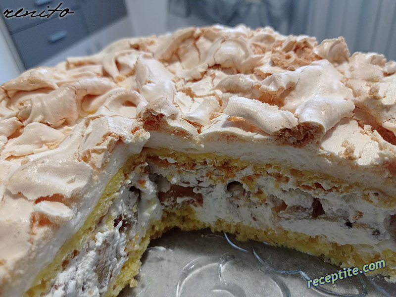 Снимки към Торта с ябълкова плънка