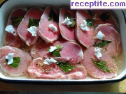 снимка 3 към рецепта Свинско с гъби на фурна
