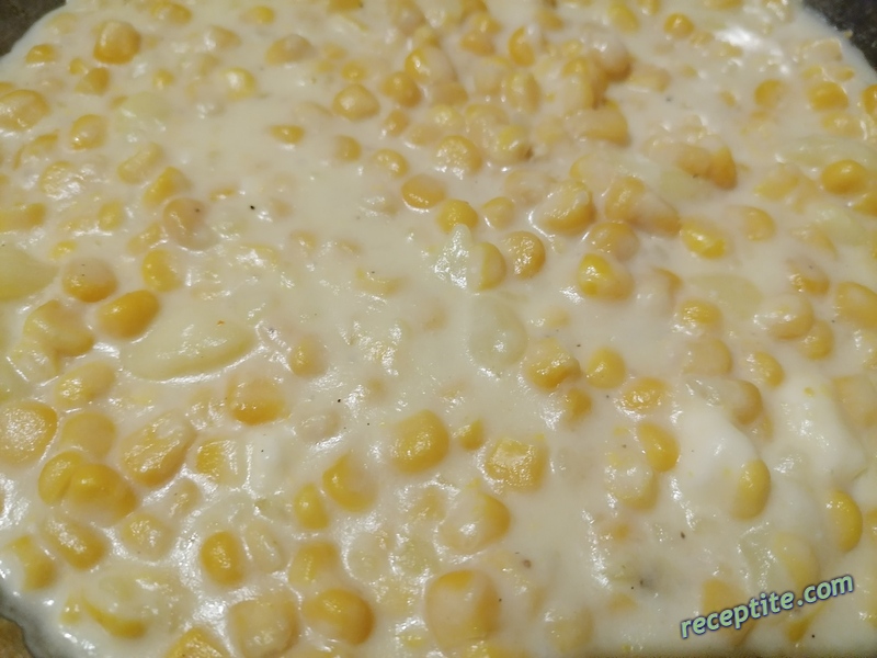 Снимки към Топеница с царевица и картофи