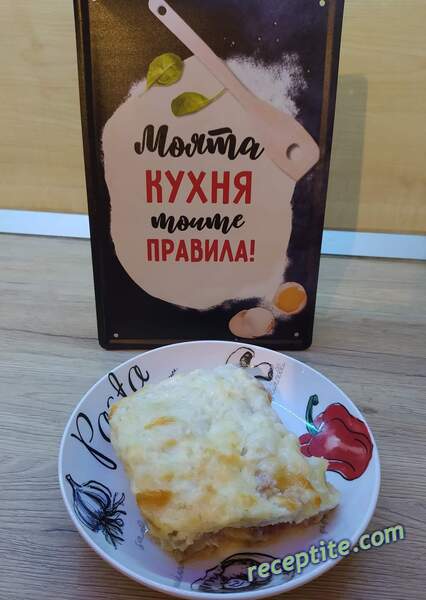 Снимки към Лазаня по гръцки