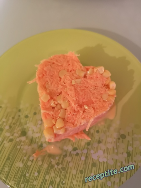 Снимки към Салата от моркови и царевица