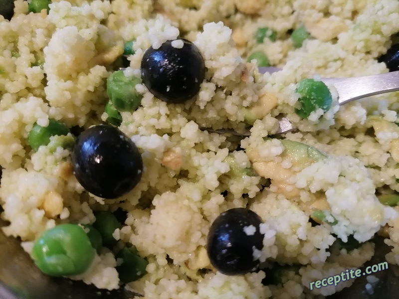 Снимки към Свежа салата с марокански кус - кус