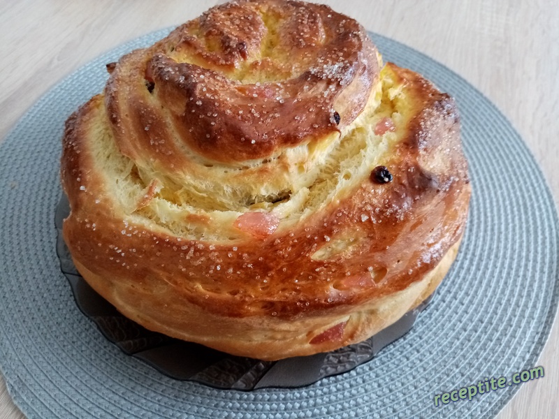 Снимки към Козунак-руло