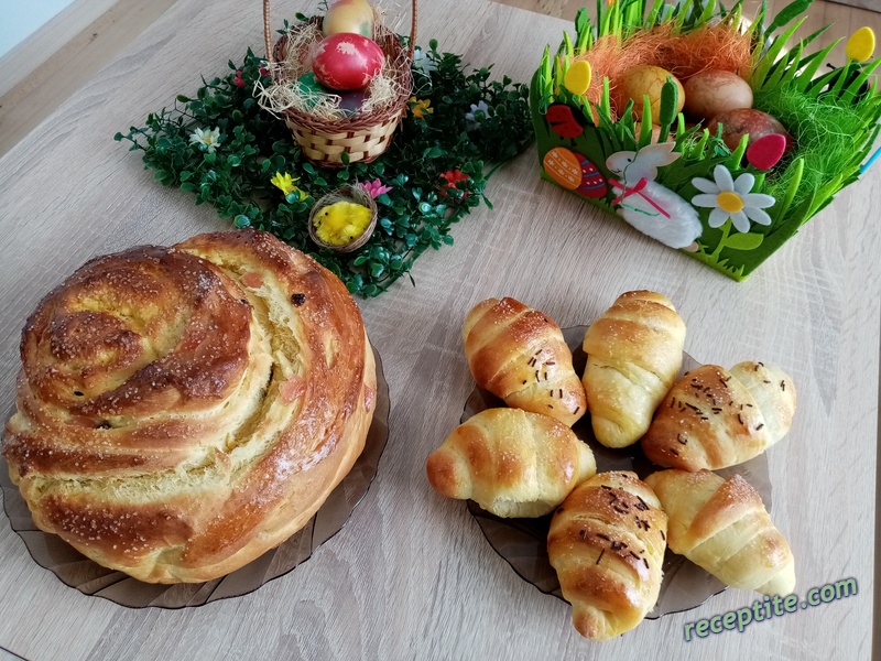 Снимки към Козунак-руло